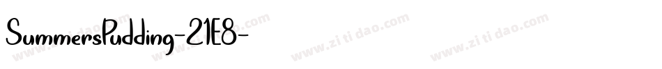 SummersPudding-21E8字体转换 SummersPudding-21E8字体转换
