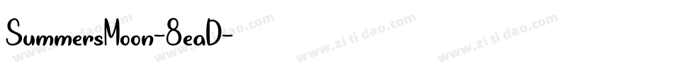 SummersMoon-8eaD字体转换