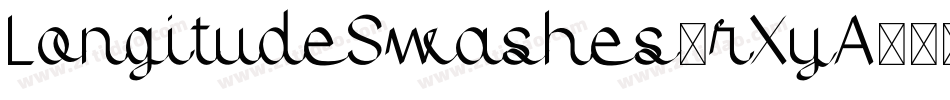 LongitudeSwashes-rXyA字体转换