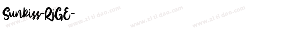 Sunkiss-RjGE字体转换
