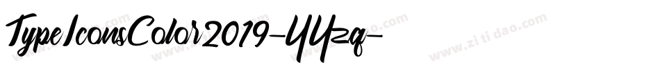 TypeIconsColor2019-YYzq字体转换