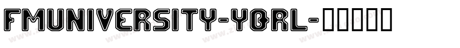 FmUniversity-YqrL字体转换