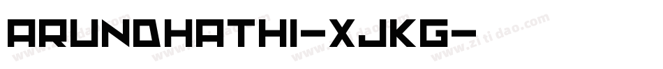 Arundhathi-XjKg字体转换