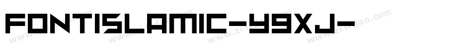 FontIslamic-Y9xj字体转换