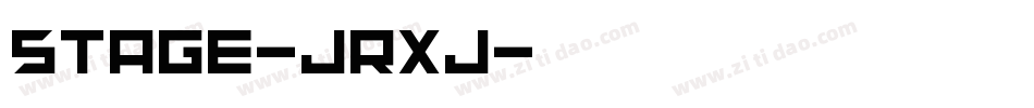 Stage-jRXj字体转换