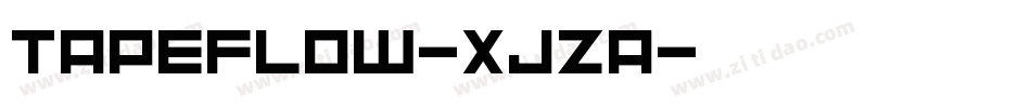Tapeflow-XjZa字体转换