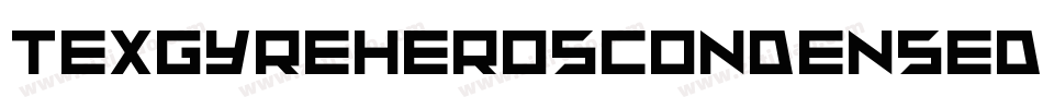 TexgyreheroscondensedRegular-87xJ字体转换
