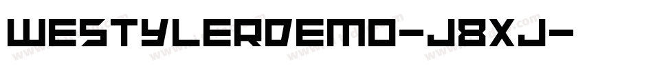 WestylerDemo-j8Xj字体转换 WestylerDemo-j8Xj字体转换