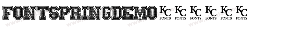 FONTSPRINGDEMO字体转换