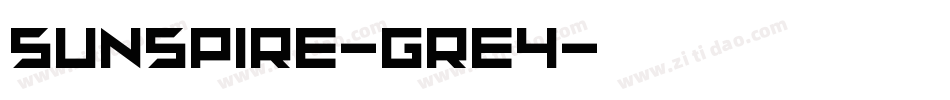 Sunspire-grE4字体转换