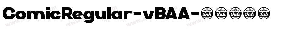 ComicRegular-vBAA字体转换