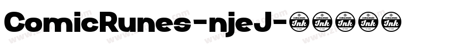 ComicRunes-njeJ字体转换