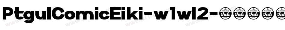 PtgulComicEiki-w1wl2字体转换
