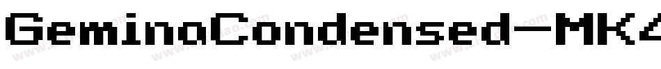 GeminaCondensed-MK4w字体转换