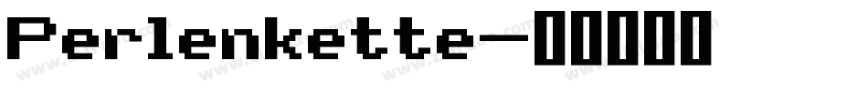 Perlenkette字体转换