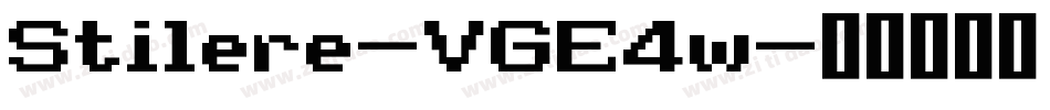 Stilere-VGE4w字体转换