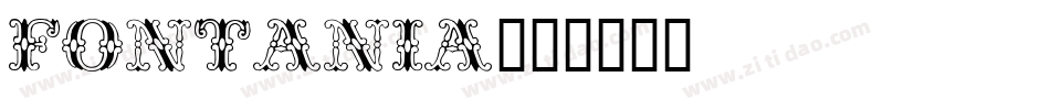 Fontania字体转换