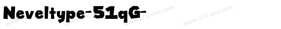 Neveltype-51qG字体转换