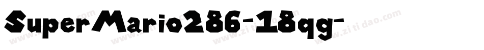 SuperMario286-18qg字体转换