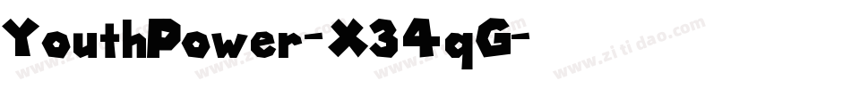 YouthPower-X34qG字体转换