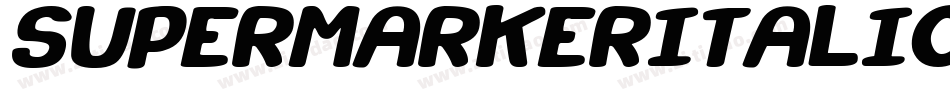 SuperMarkerItalic-L3VVG字体转换