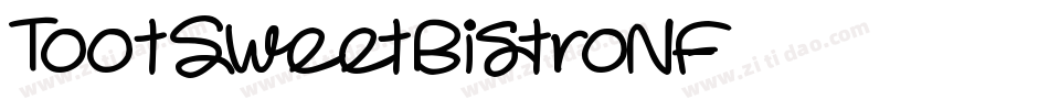 TootSweetBistroNF字体转换