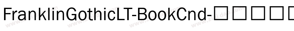 FranklinGothicLT-BookCnd字体转换