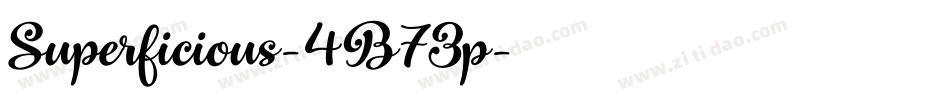 Superficious-4B73p字体转换