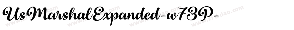 UsMarshalExpanded-w73P字体转换