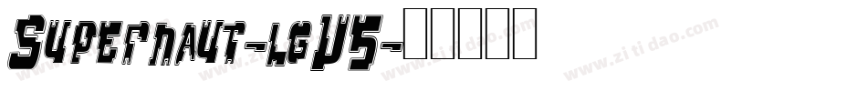 Supernaut-lgV5字体转换