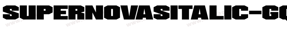 SupernovasItalic-gq2Y字体转换