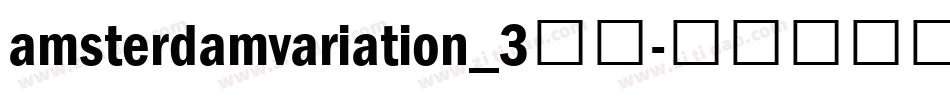 amsterdamvariation_3字体字体转换