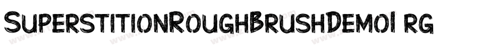 SuperstitionRoughBrushDemoI-rg4L9字体转换