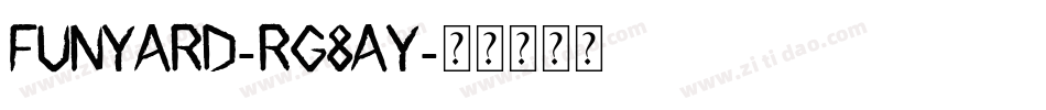 Funyard-rg8Ay字体转换