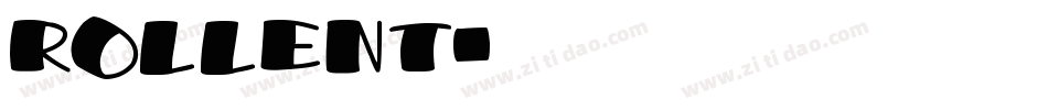 Rollent字体转换
