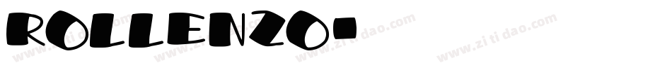 Rollenzo字体转换