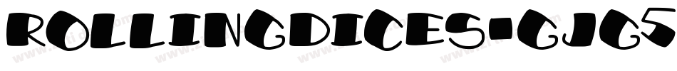 Rollingdices-gJg5字体转换