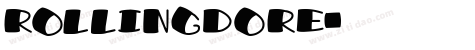 Rollingdore字体转换