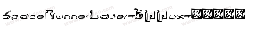 SpaceRunnerLaser-BWWyx字体转换