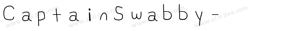 CaptainSwabby字体转换