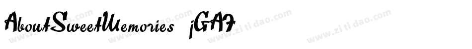AboutSweetMemories-jGA7字体转换