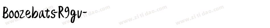 Boozebats-R9gv字体转换