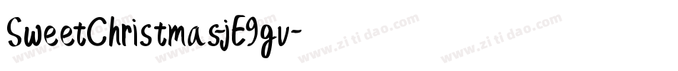 SweetChristmas-jE9gv字体转换