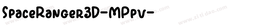 SpaceRanger3D-MPpv字体转换