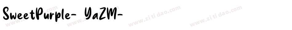 SweetPurple-6YaZM字体转换