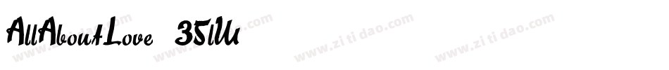 AllAboutLove-35lM字体转换