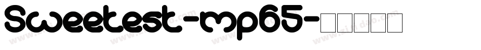 Sweetest-mp65字体转换