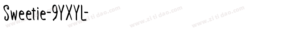 Sweetie-9YXYL字体转换