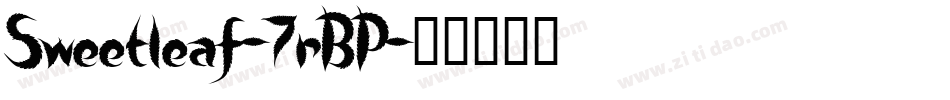 Sweetleaf-7rBP字体转换
