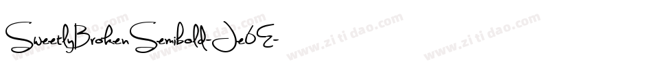 SweetlyBrokenSemibold-Je6E字体转换